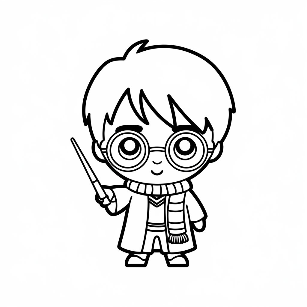 coloriage magique harry potter