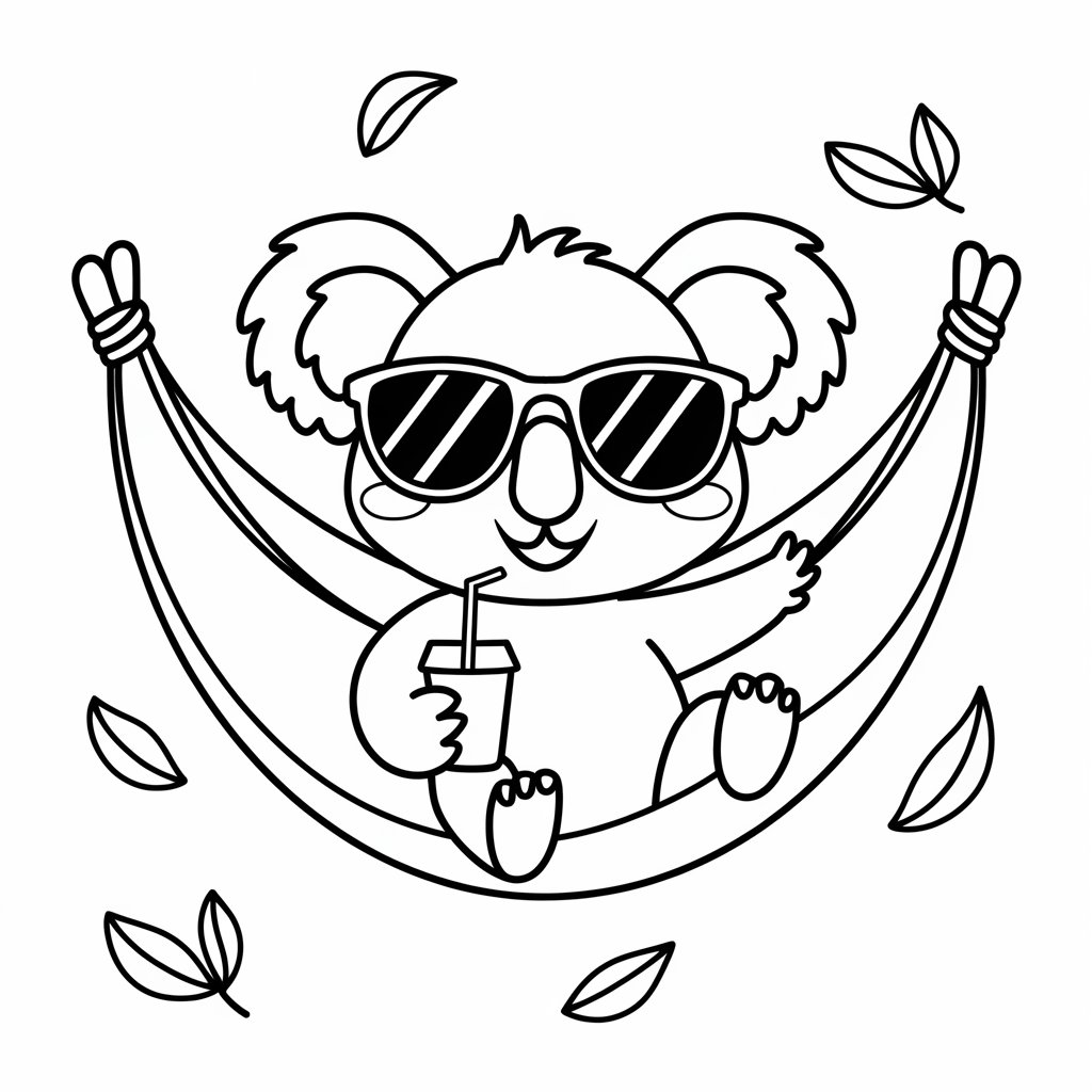 coloriage koala mandala