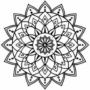 mandalas coloriage