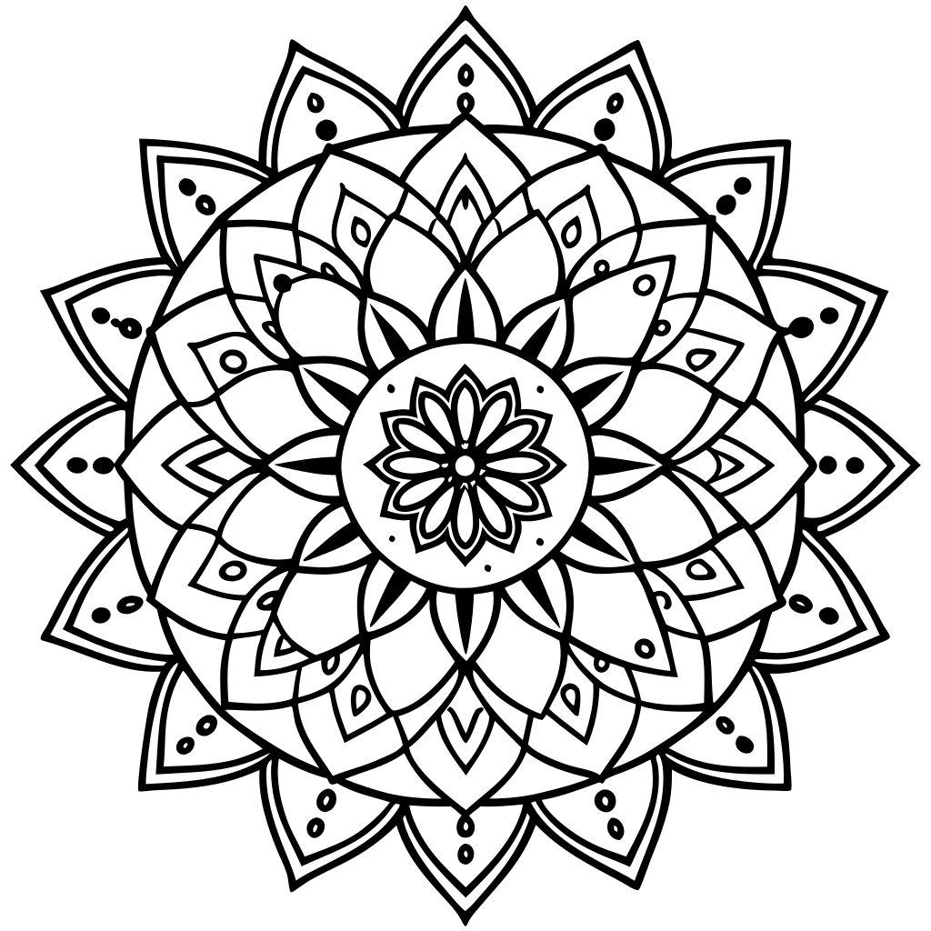 mandalas coloriage