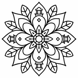 coloriages mandala animaux
