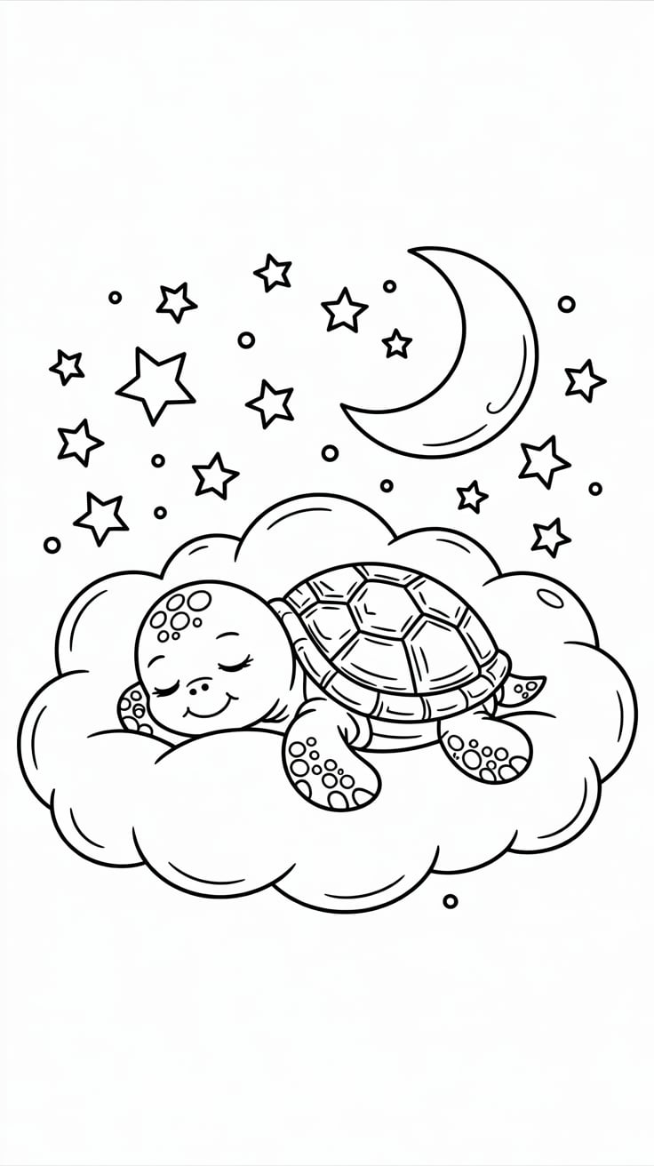 tortue coloriage