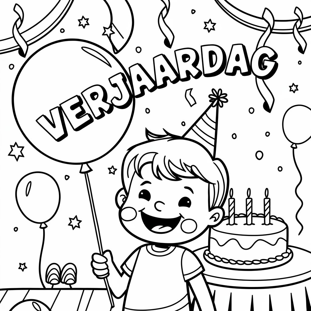 coloriage imprimer anniversaire
