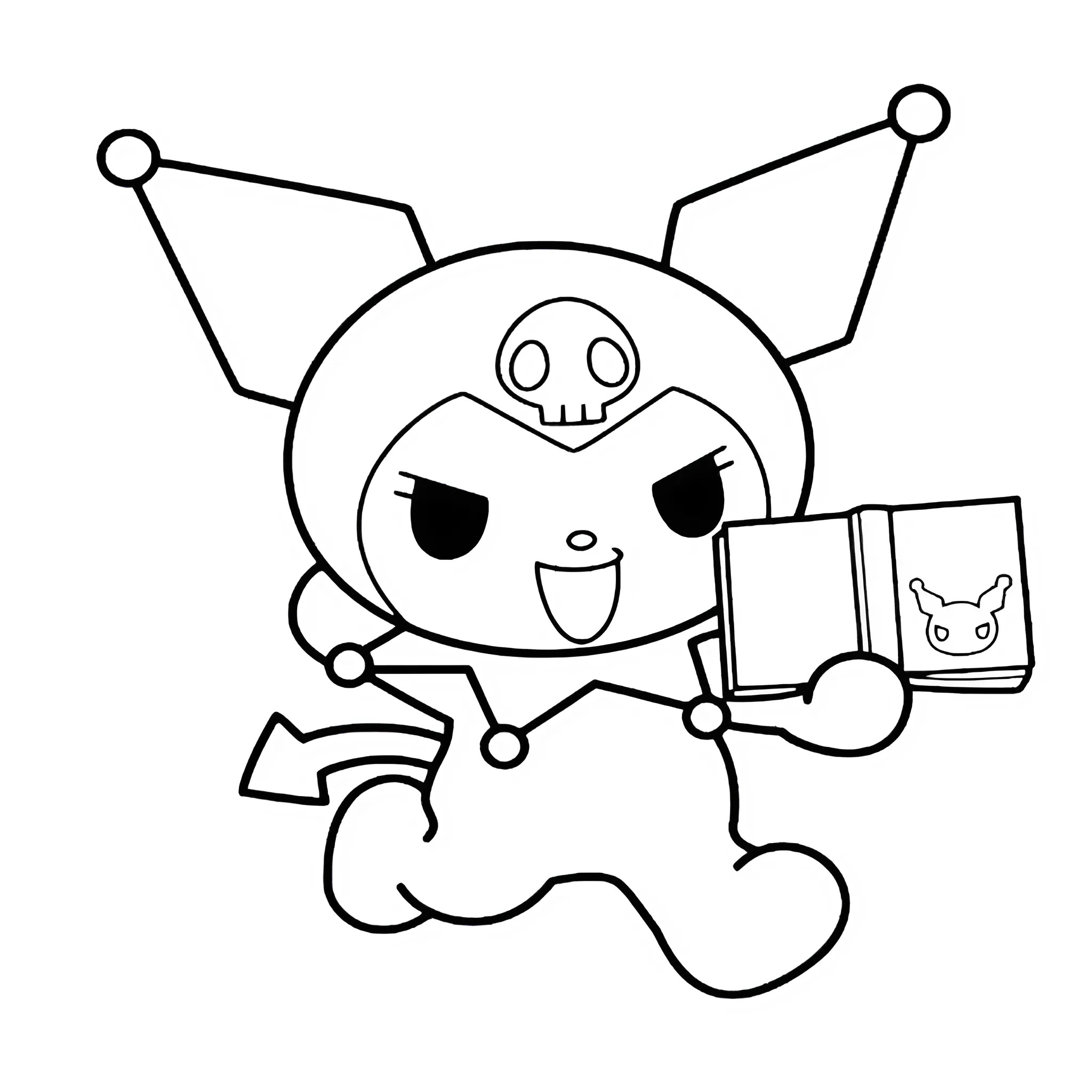 kuromi coloriage a imprimer