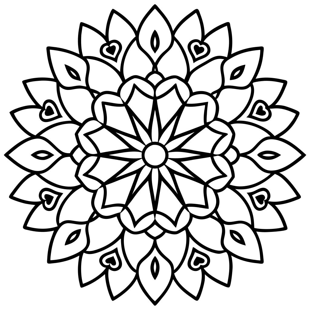 coloriages mandalas