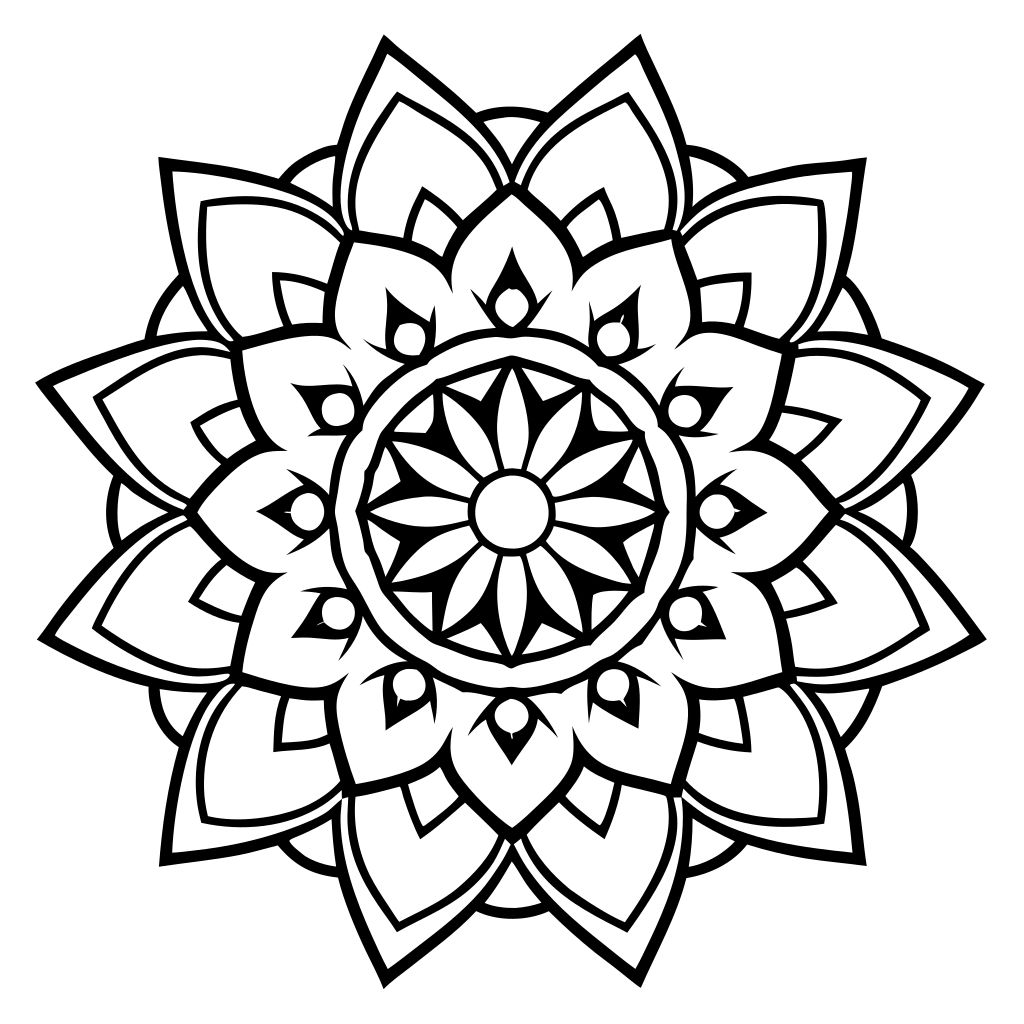 coloriages mandala