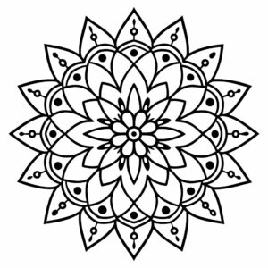 coloriage mandala à imprimer