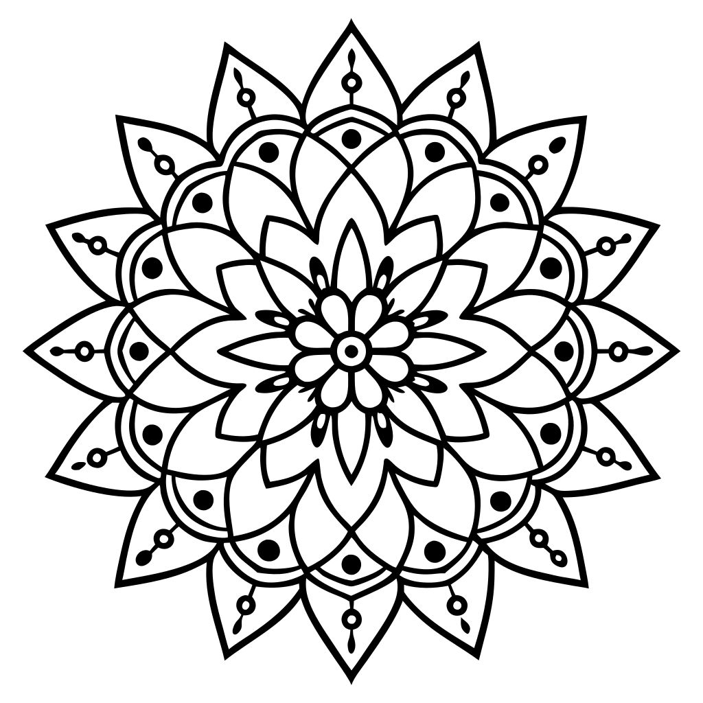 coloriage mandala à imprimer