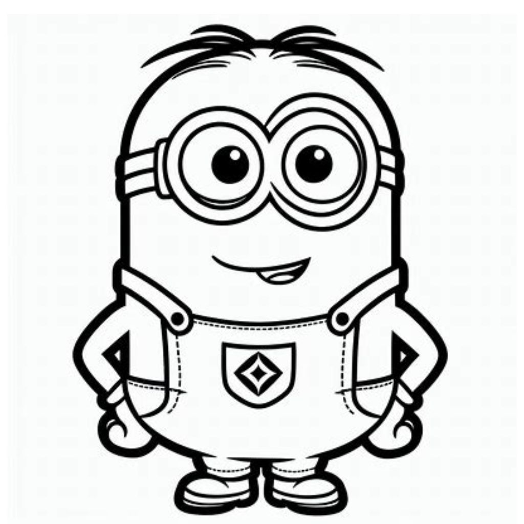 coloriage minion de paques