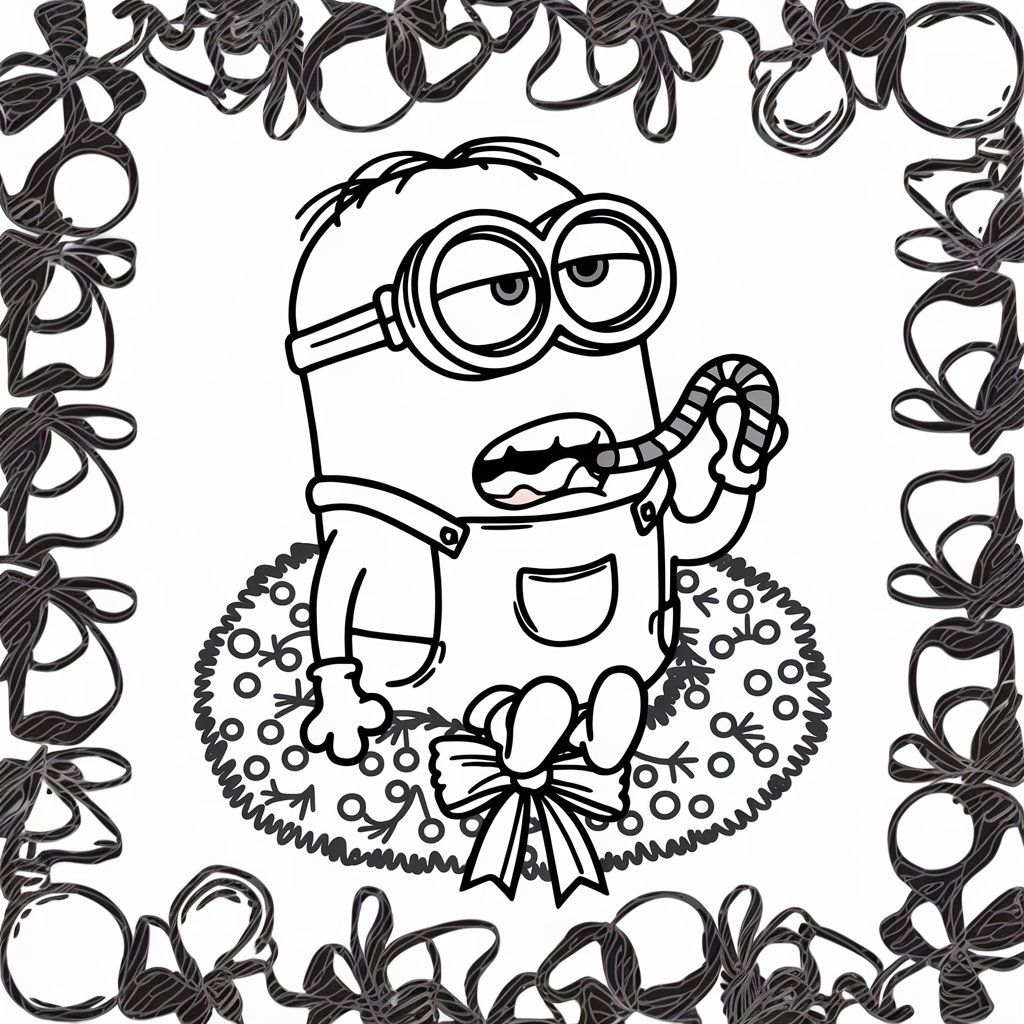 coloriage de minion