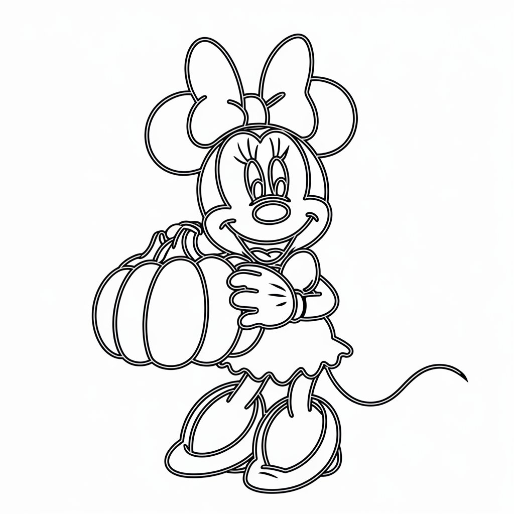 mickey minnie coloriage