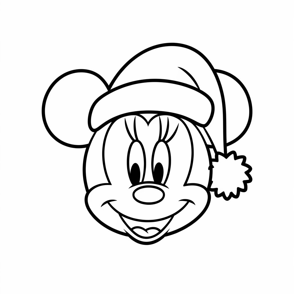 minnie coloriage