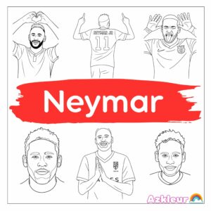 Coloriage Neymar