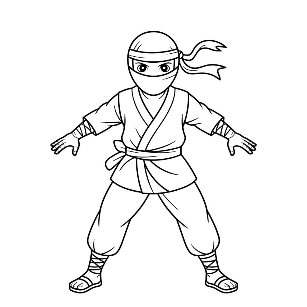 ninja dessin