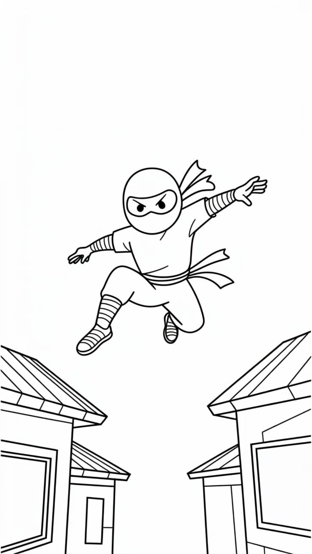 coloriages ninja à imprimer​