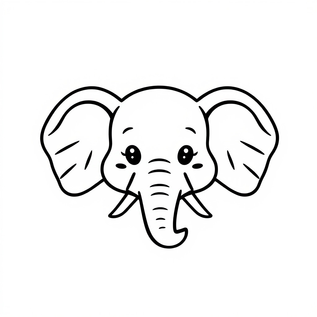elephant coloriage