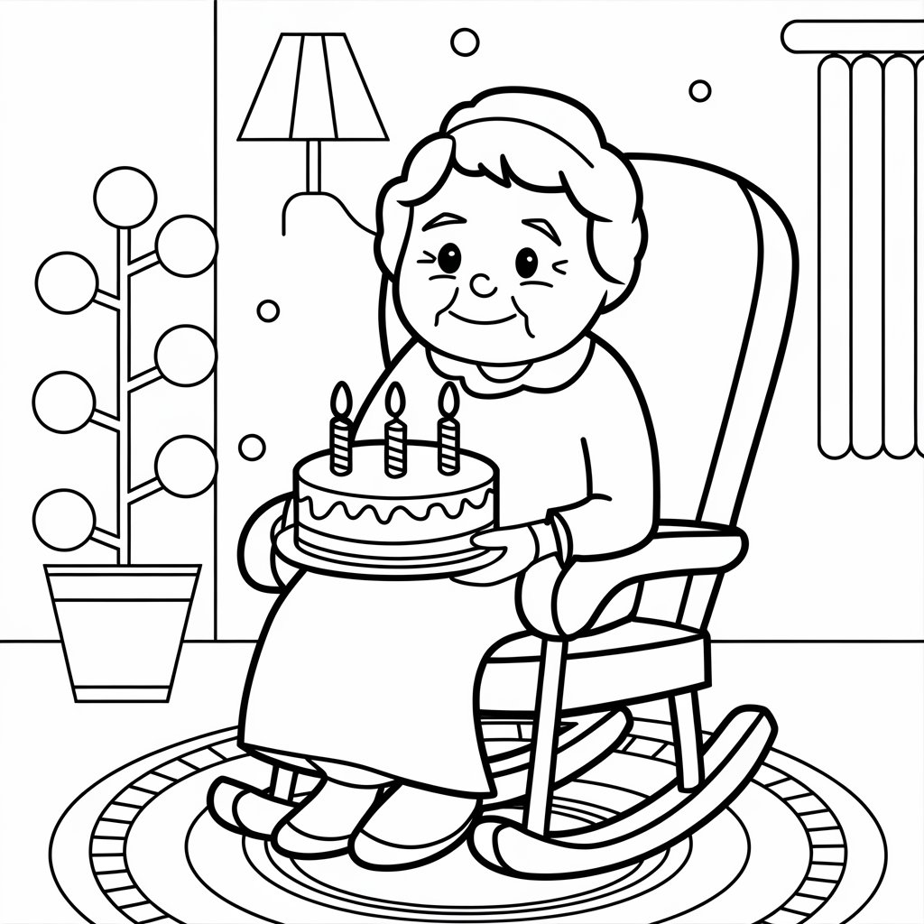 coloriage à imprimer anniversaire