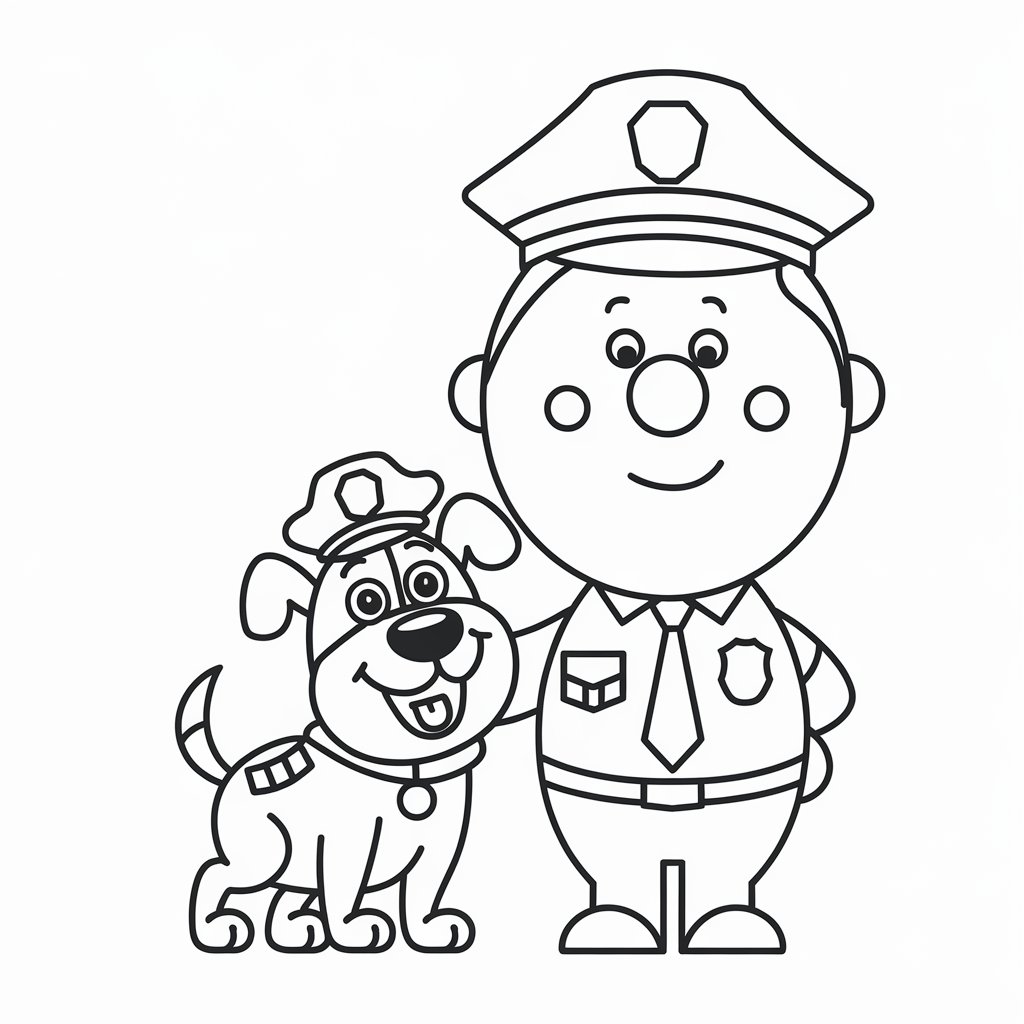 coloriage voiture de police
