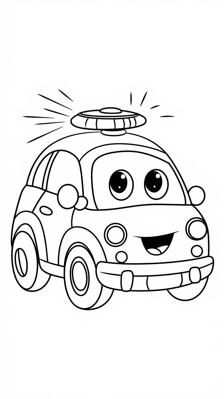 coloriage moto police