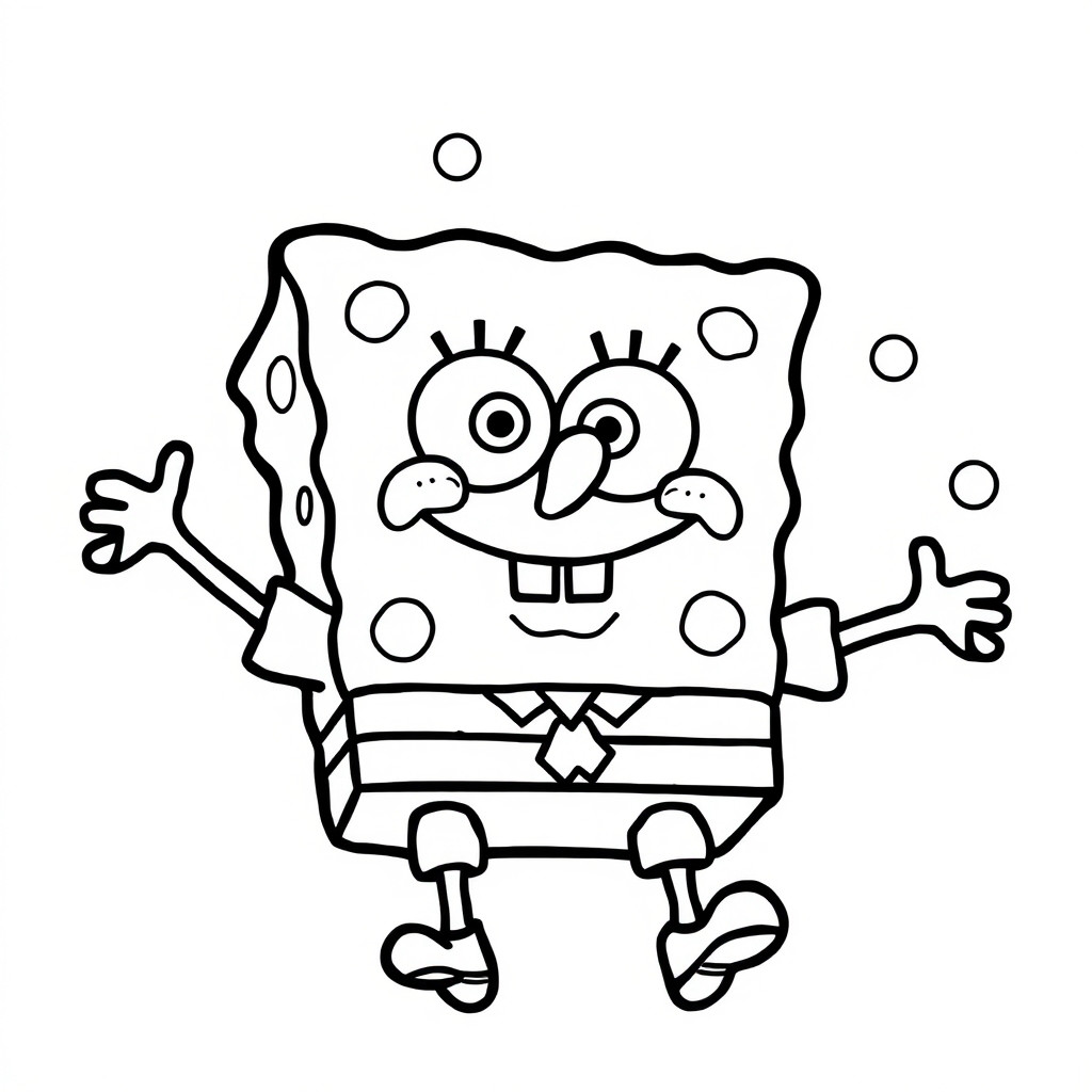 coloriage a imprimer gratuit spongebob