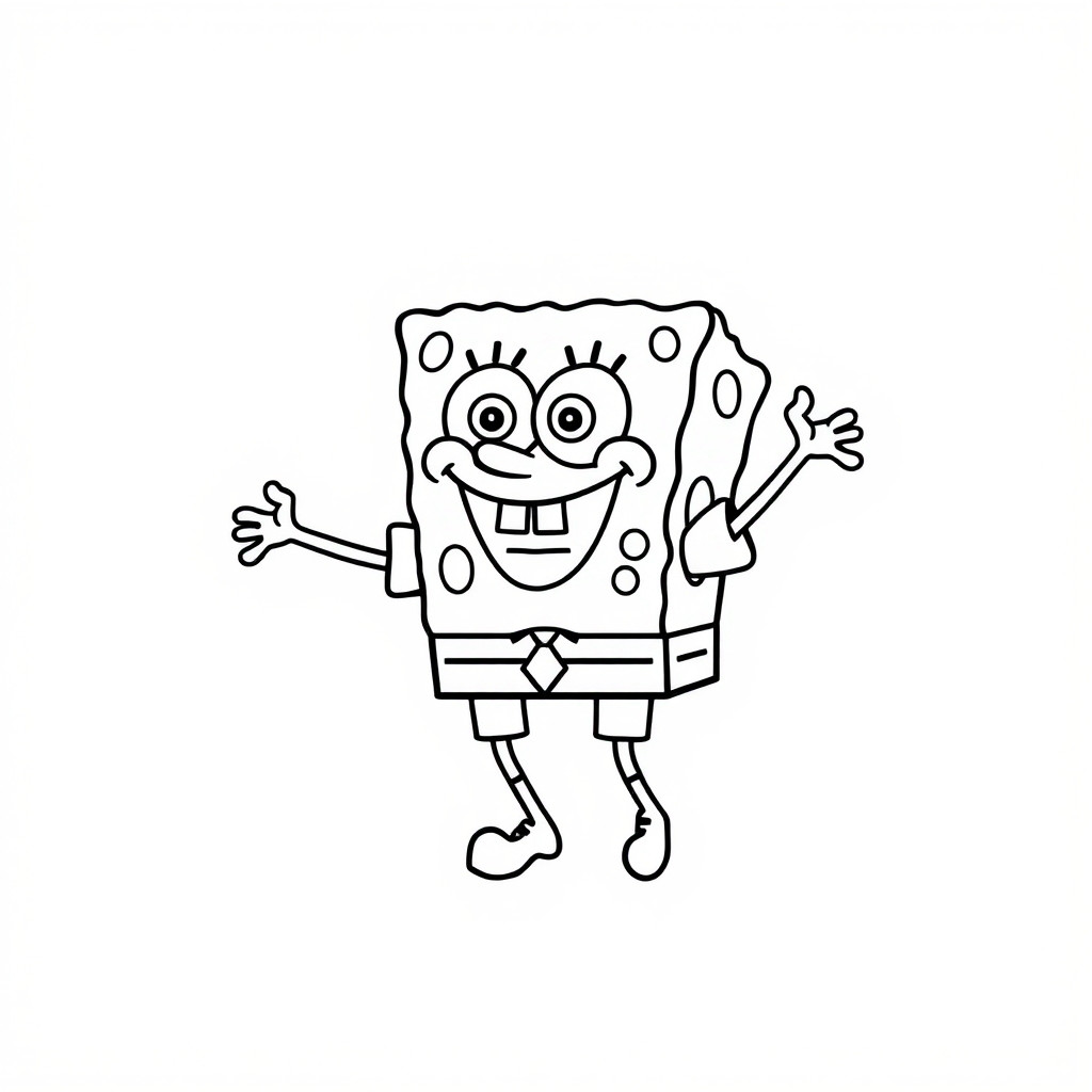 spongebob coloriage a imprimer