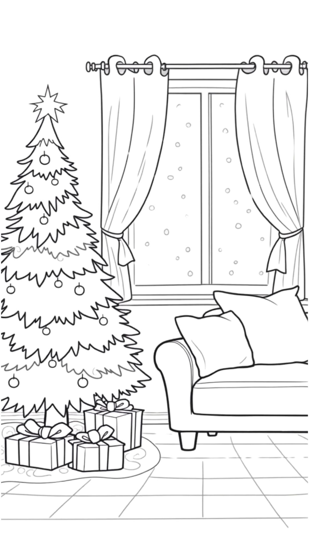 sapin de noel coloriage a imprimer