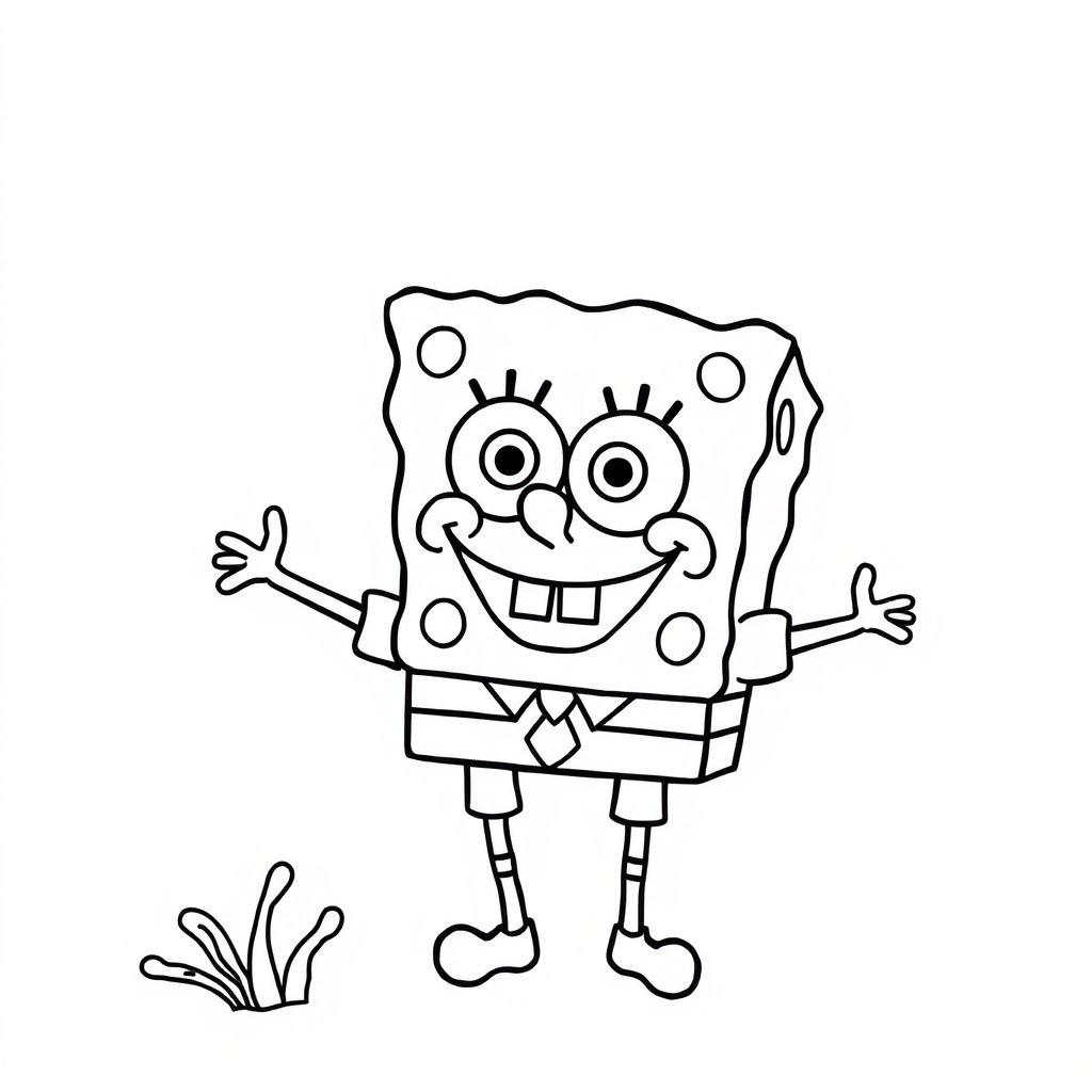 coloriage spongebob