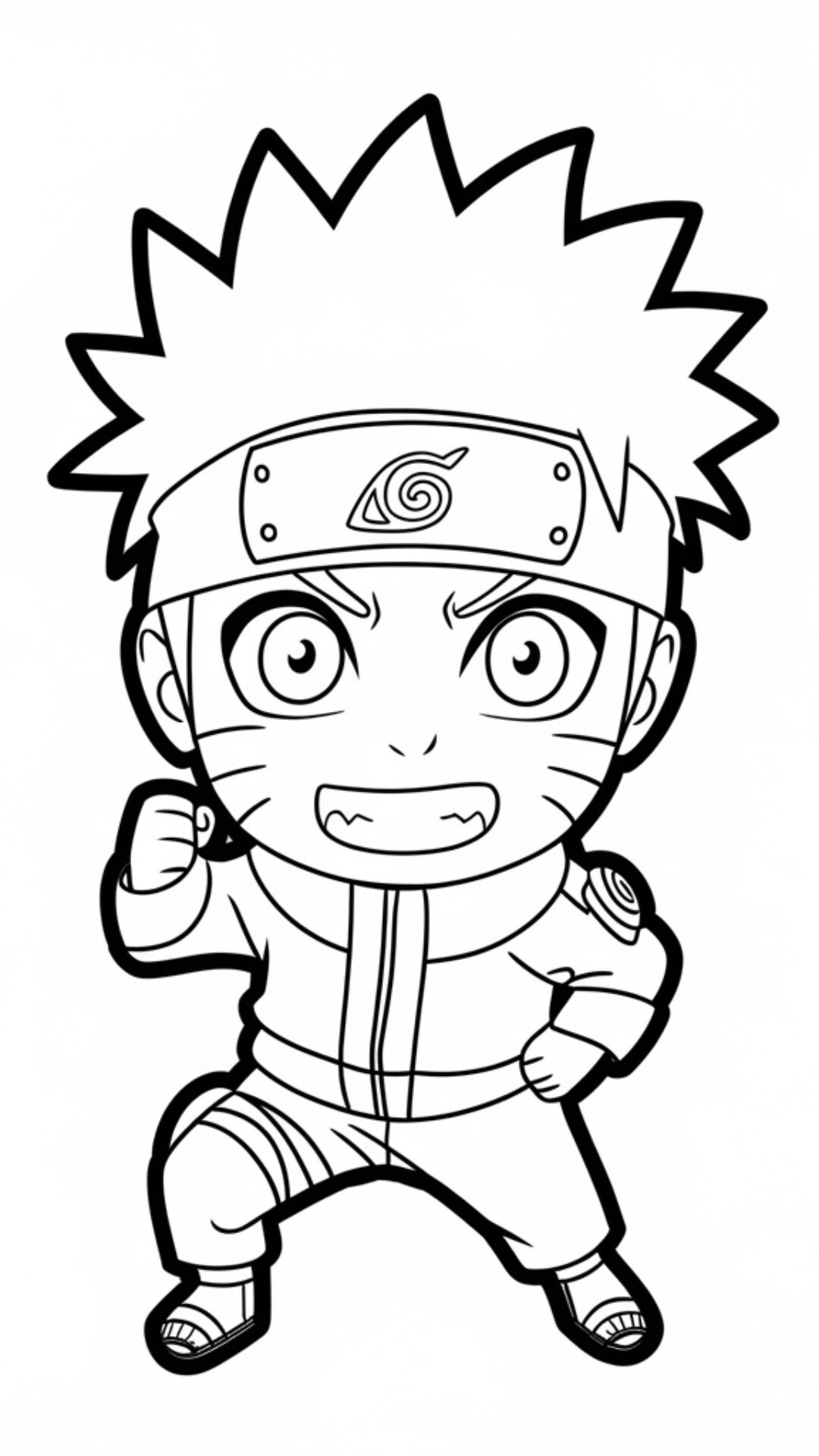 coloriage naruto kakashi