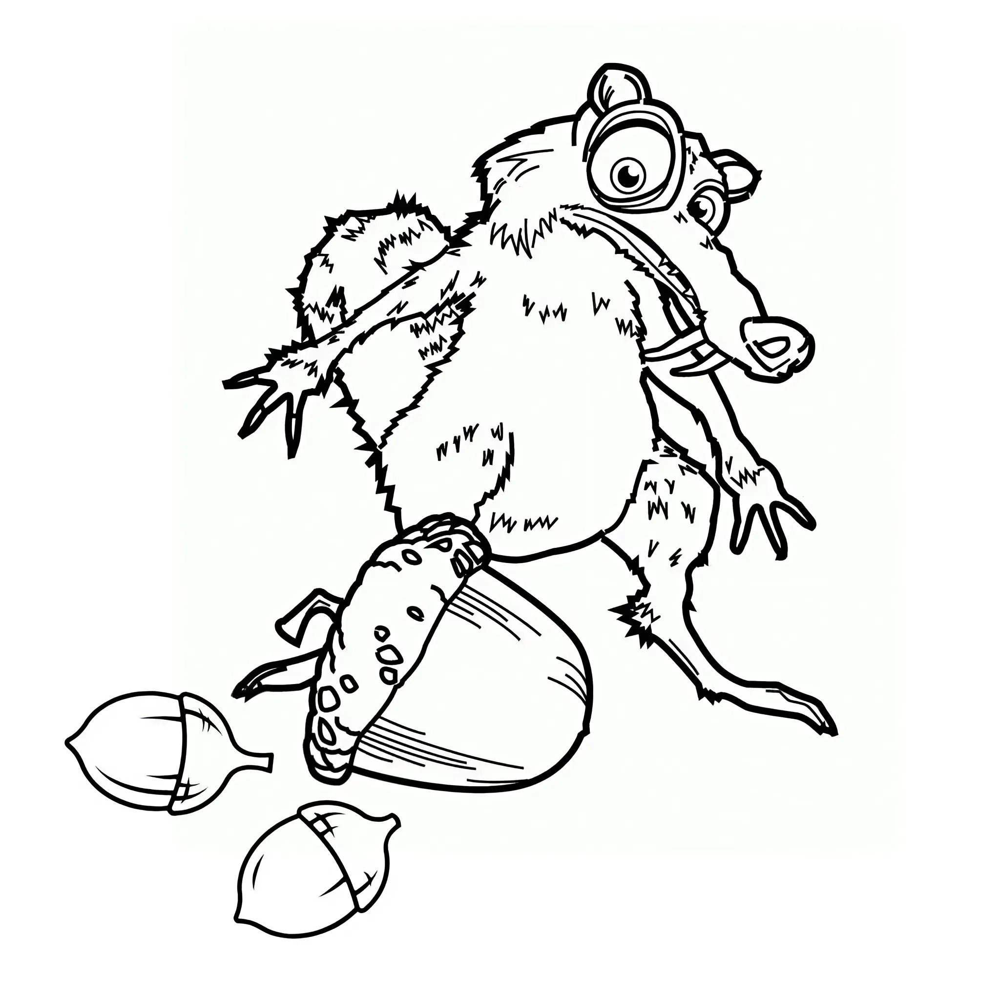 coloriage mystere l'âge de glace