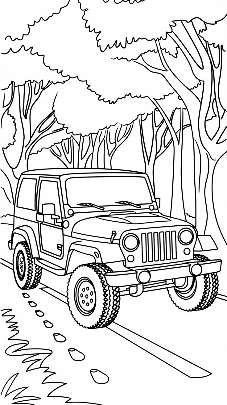 coloriage à imprimer voiture