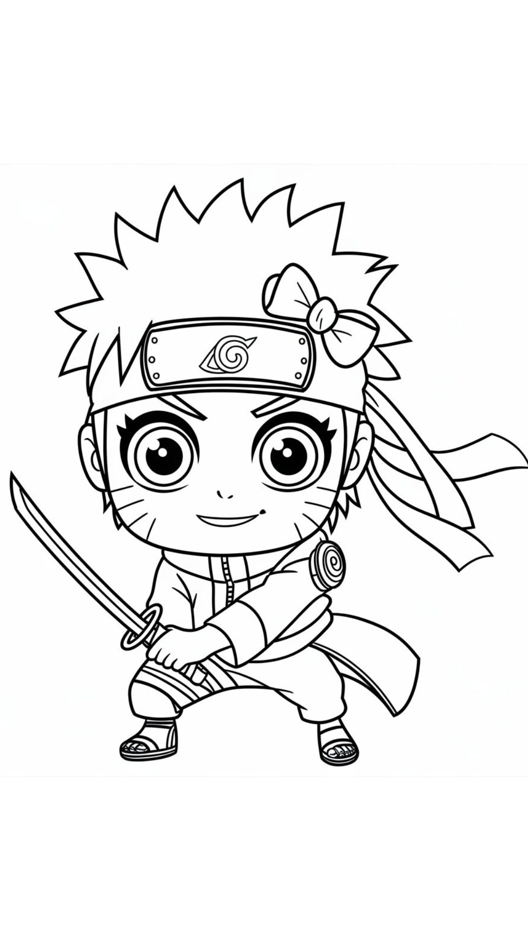 coloriage a imprimer naruto
