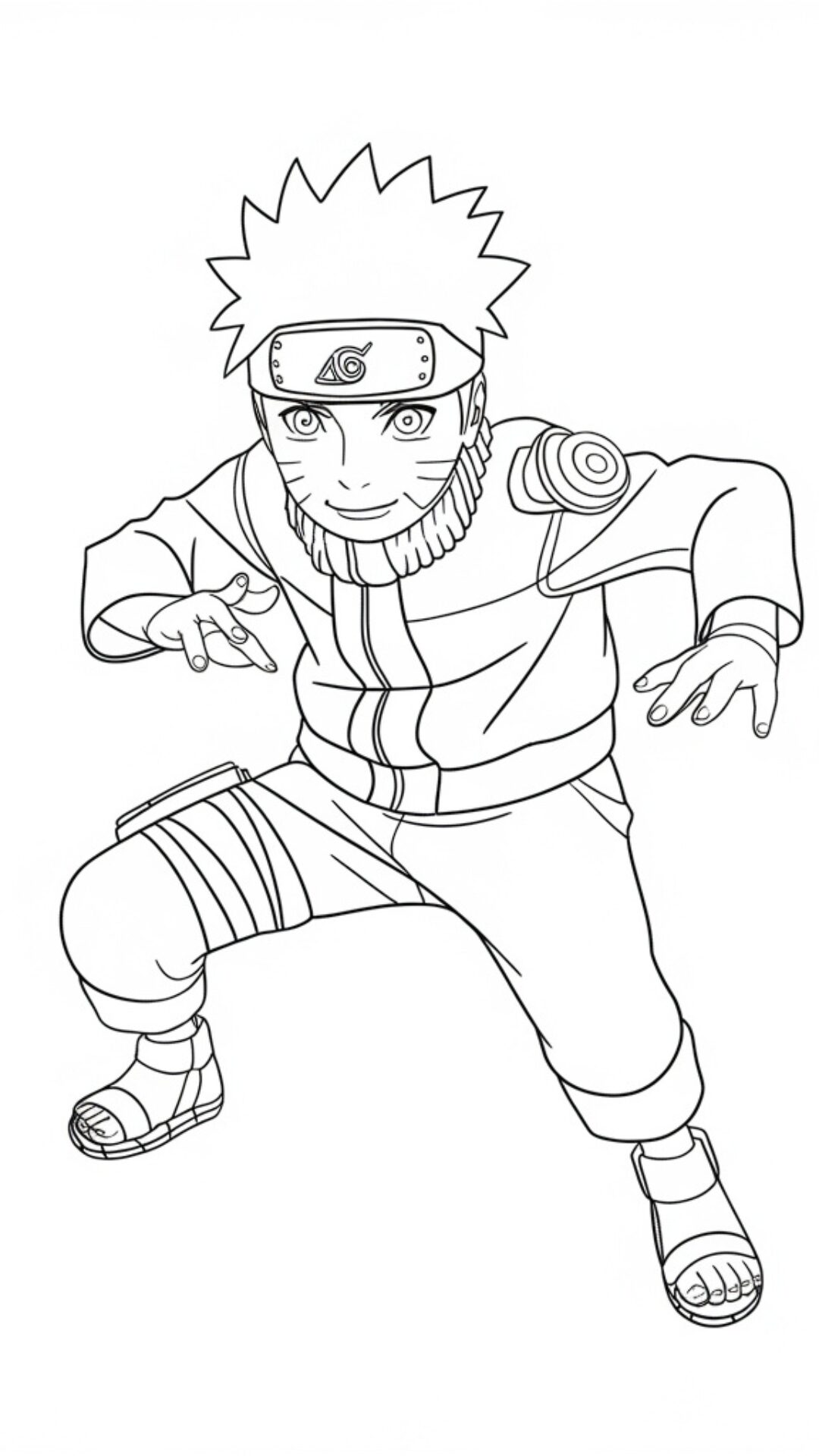 coloriage manga naruto