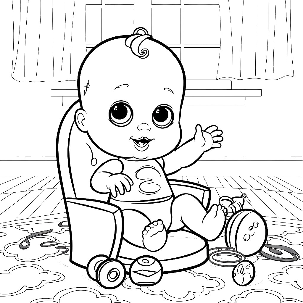 bebe coloriage