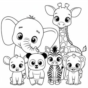 coloriage bébé à imprimer