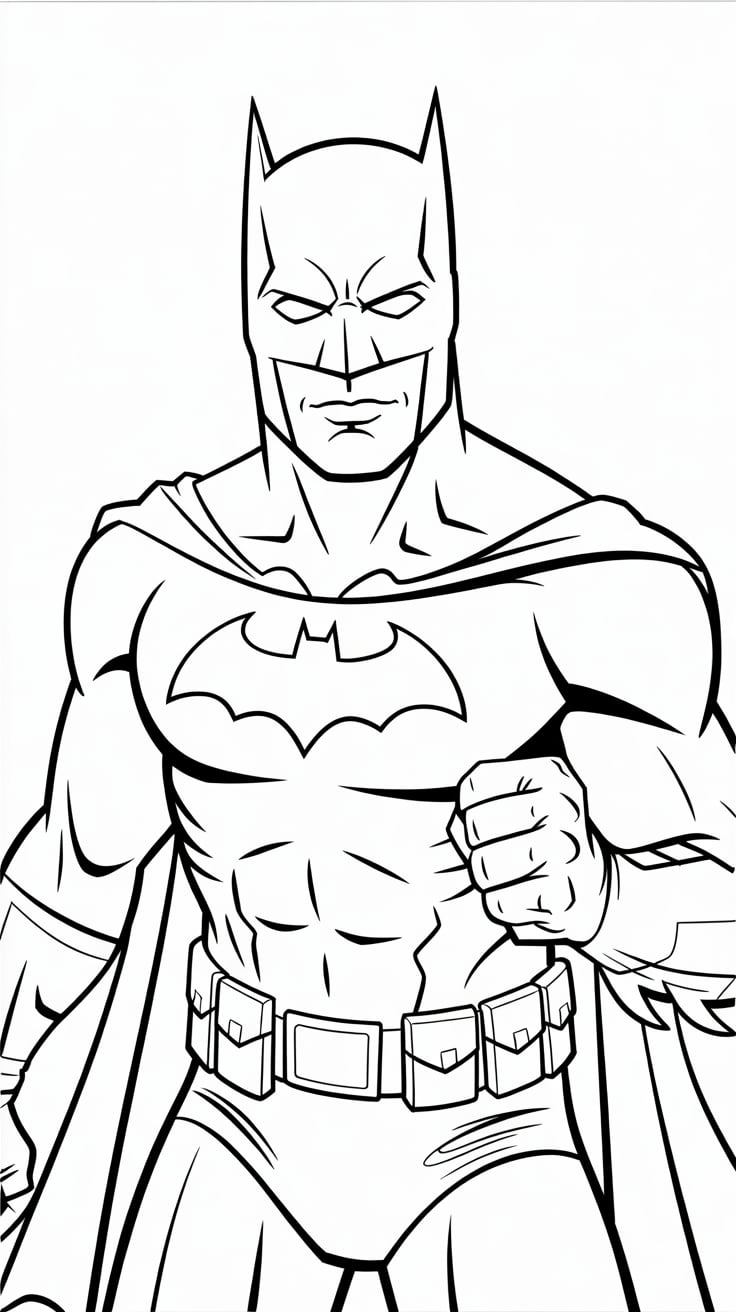 batman coloriage à imprimer gratuit