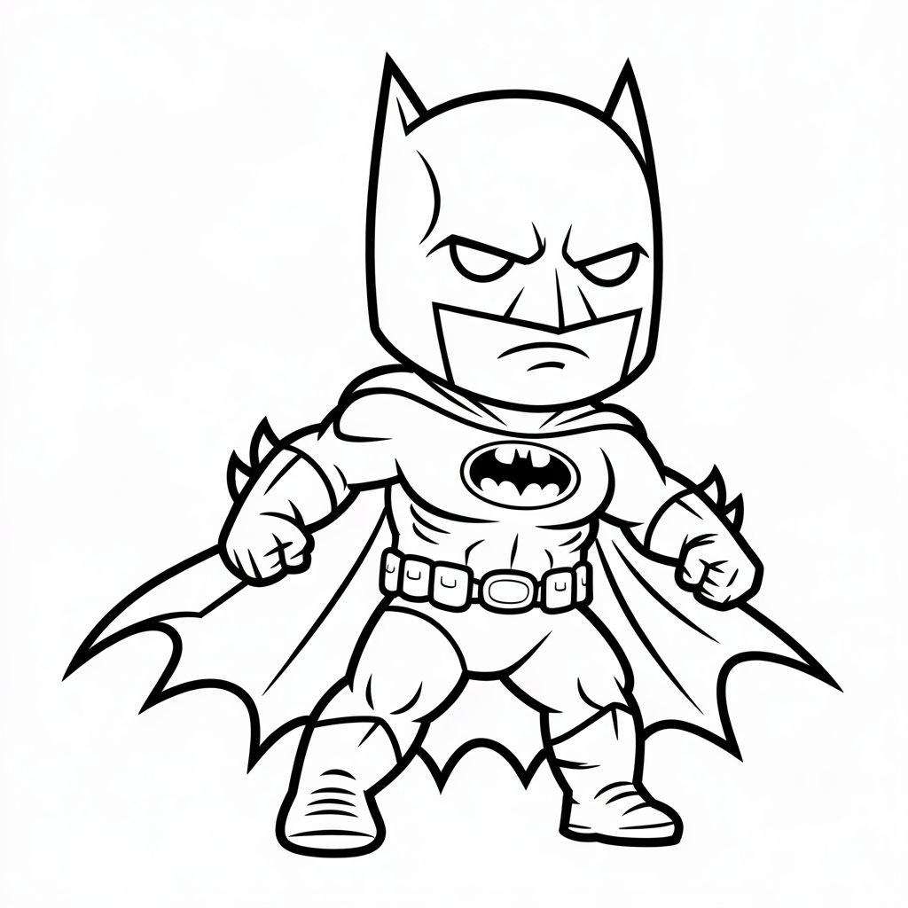 batman en coloriage