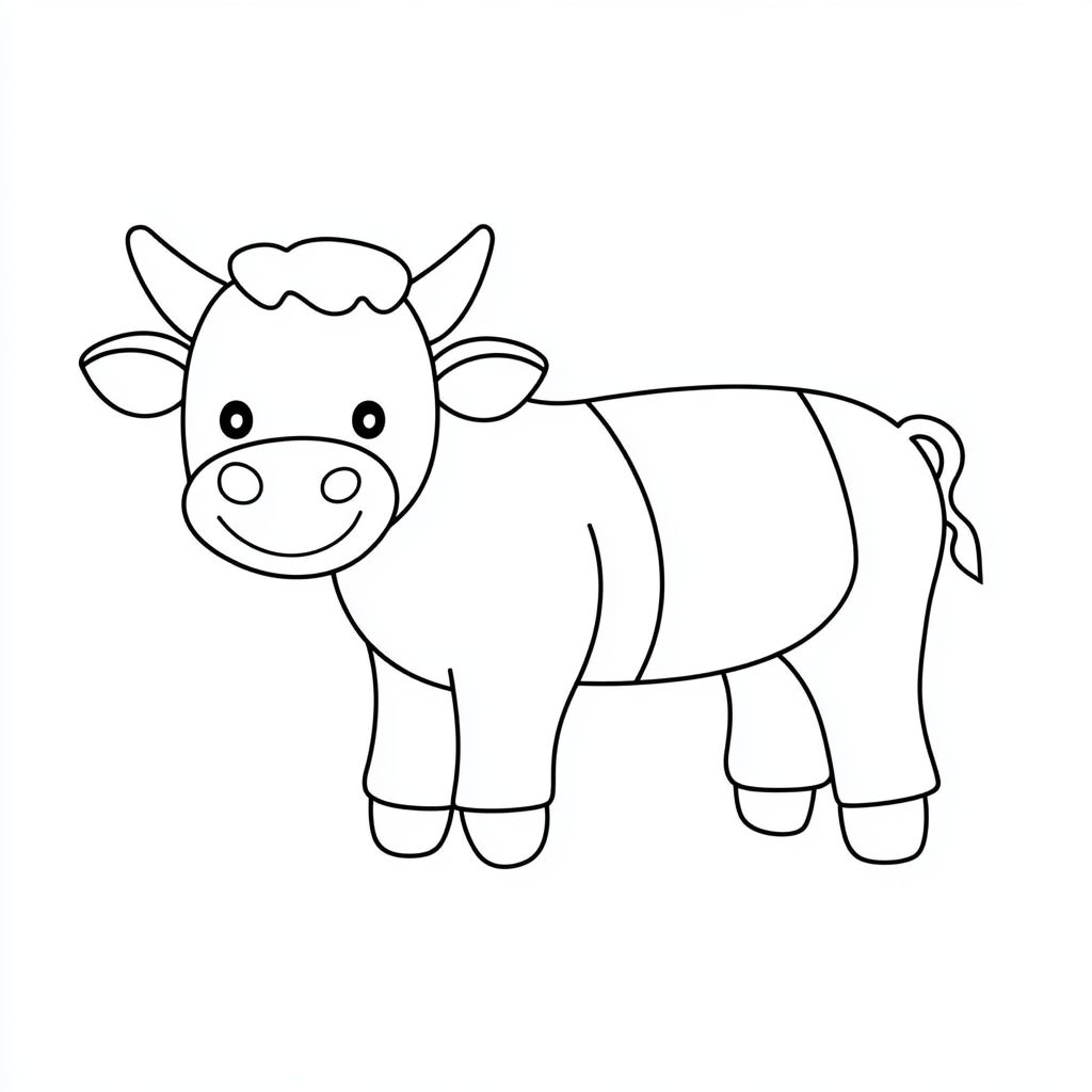 coloriage vache imprimer