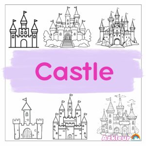 Coloriage Chateaux