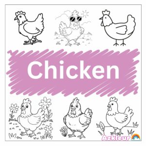 Coloriage Poule