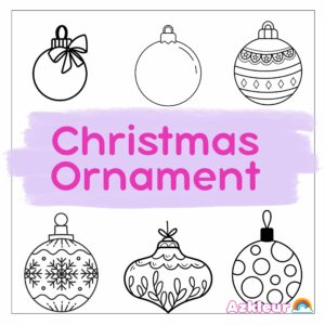 Coloriage de boule de Noel