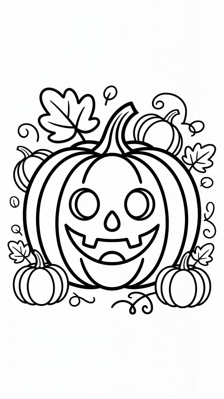 citrouille coloriage halloween