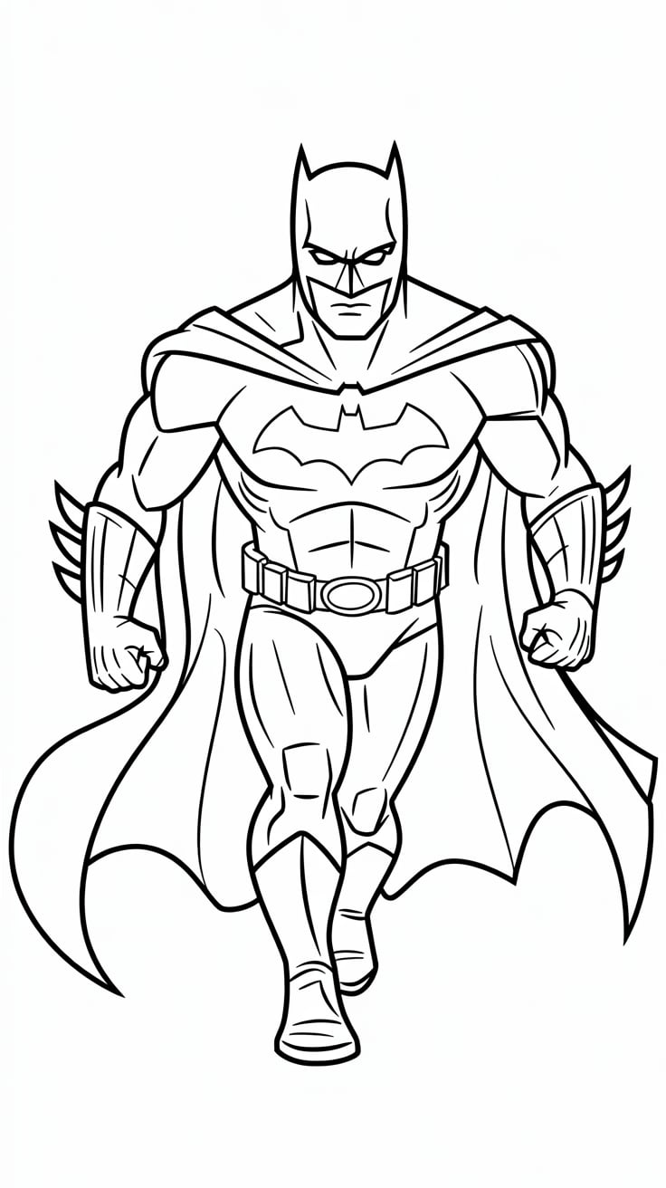 coloriage a imprimer batman gratuit
