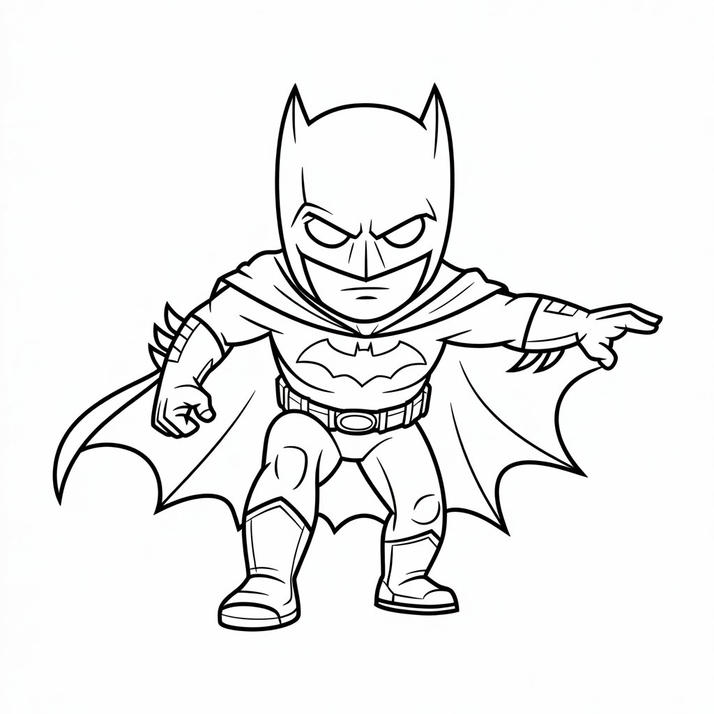 coloriage à imprimer batman