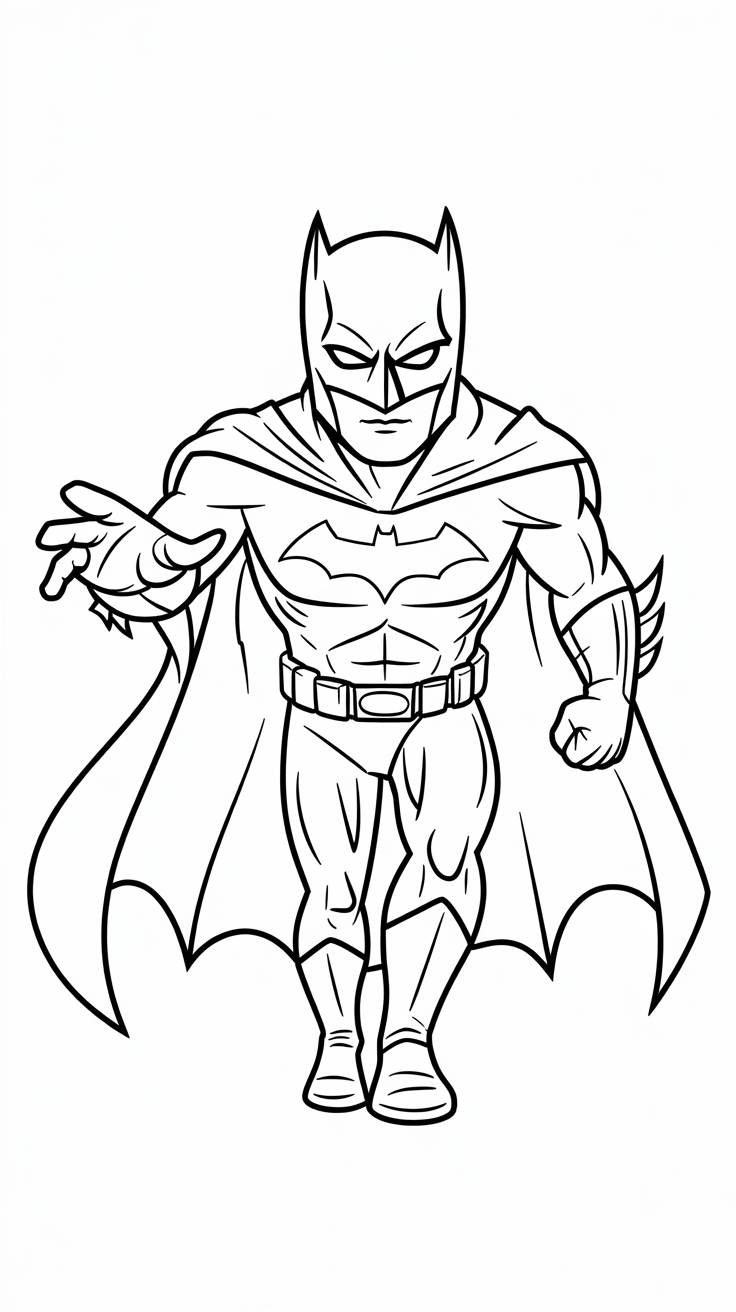 coloriage a imprimer batman