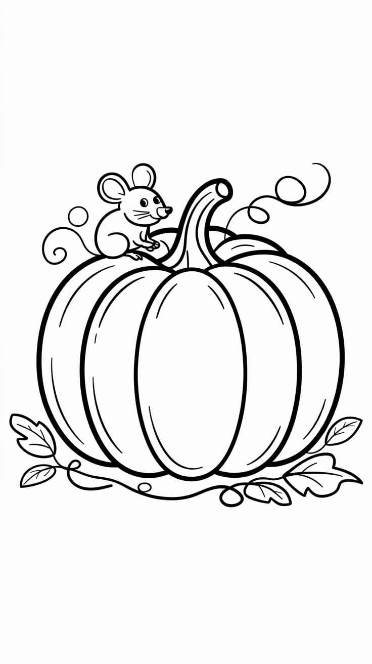 coloriage a imprimer citrouille