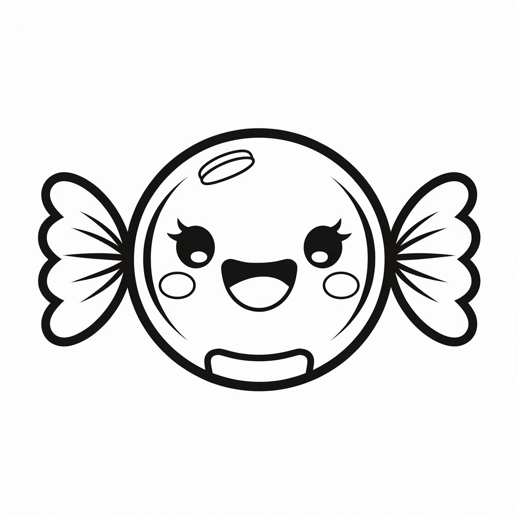 coloriage à imprimer kawaii nourriture