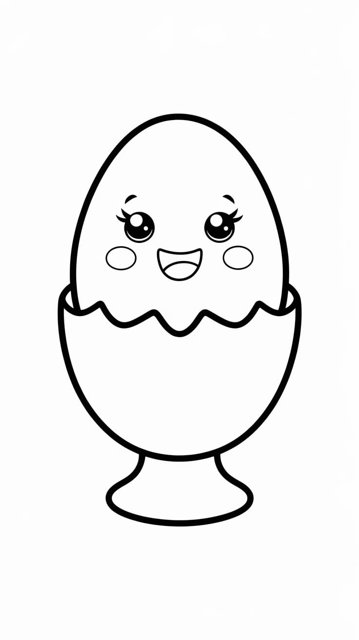 coloriage a imprimer kawaii nourriture