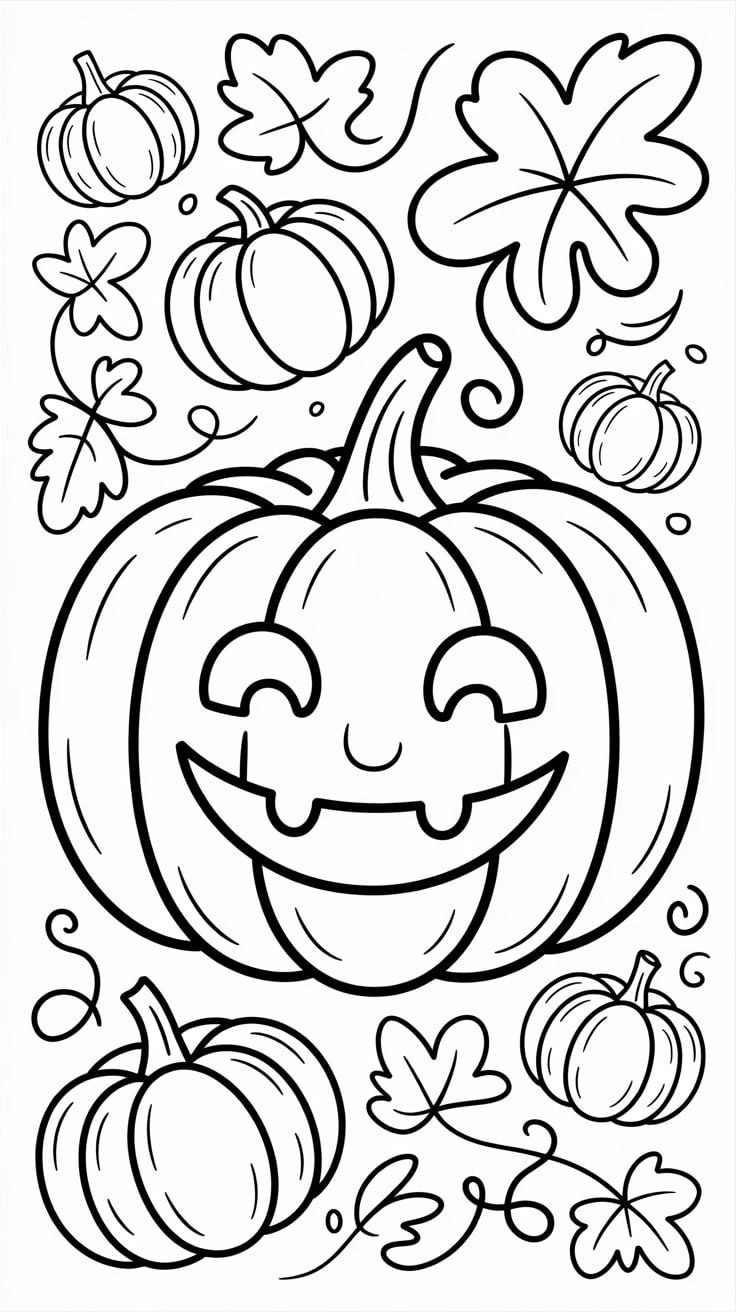 coloriage citrouille d’halloween