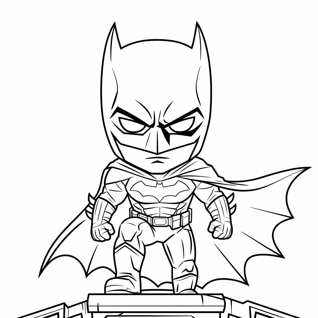 coloriage imprimer batman