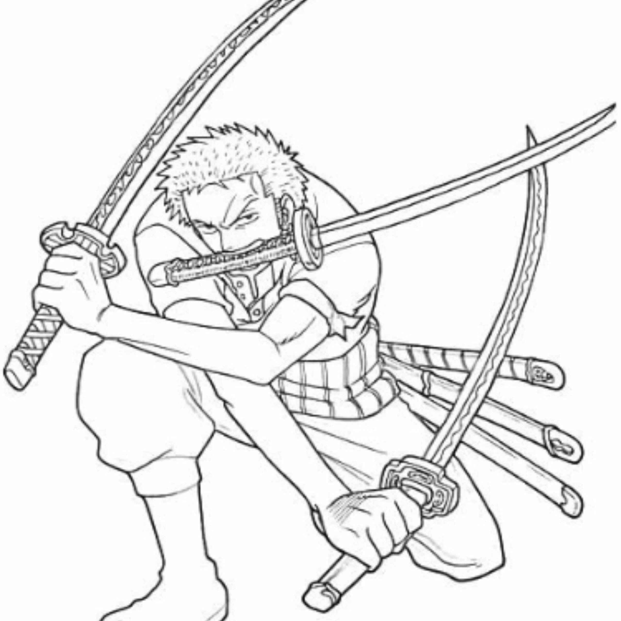 coloriage one piece equipage